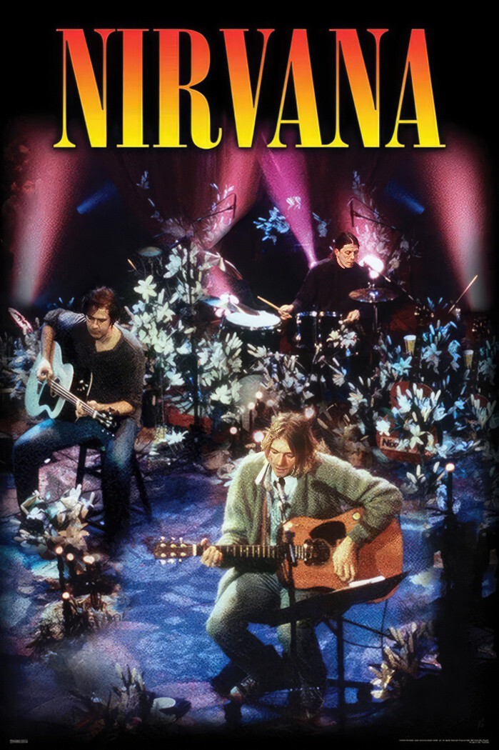 Nirvana – Music Poster (MTV Unplugged – Album Cover) (Size: 24″ x 36″)