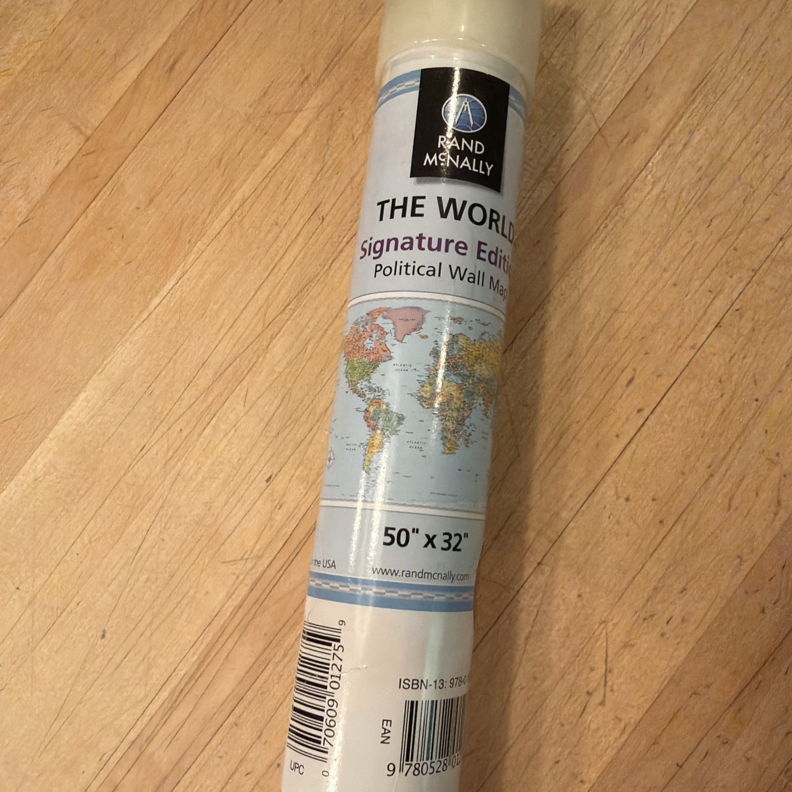 Rand McNally The World Signiture Edition Political Wall Map 50×32 NEW
