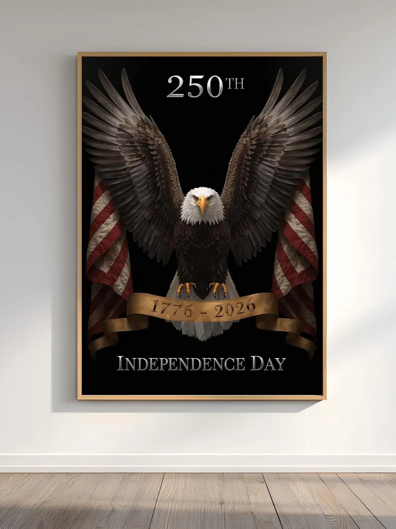 250th Independence Day Poster Canvas 177