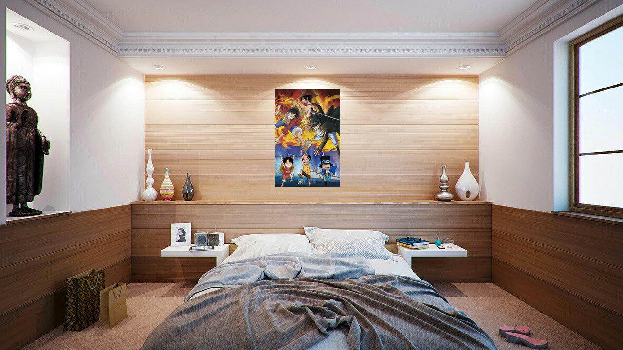 One Piece – Manga / Anime TV Show Poster (Ace & Sabo & Luffy) (Size: 24″ X 36″)
