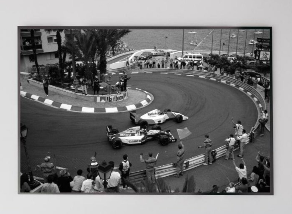 Formula 1 Monaco GP Poster – Vintage F1 Racing Print – Classic Motorsport Decor