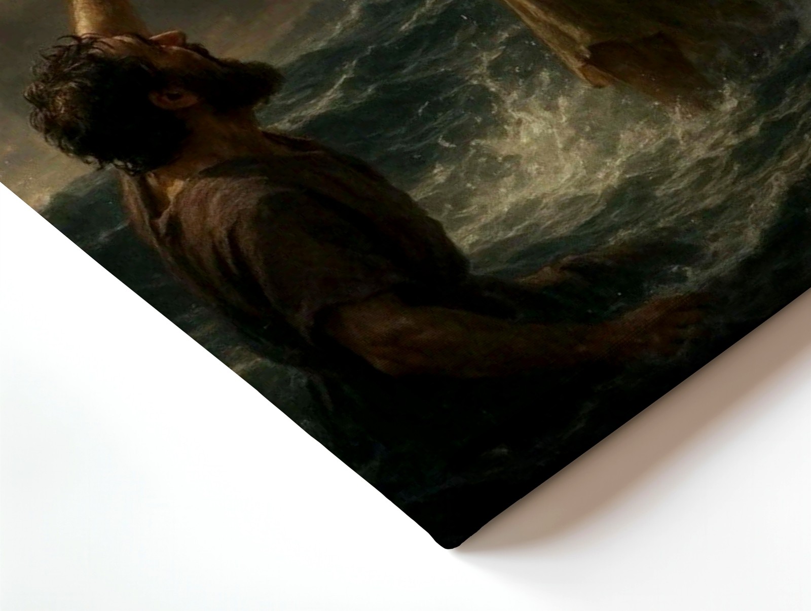 Wall Art Religious Ocean Rescue Painting Spiritual Christian Aesthetic Decor