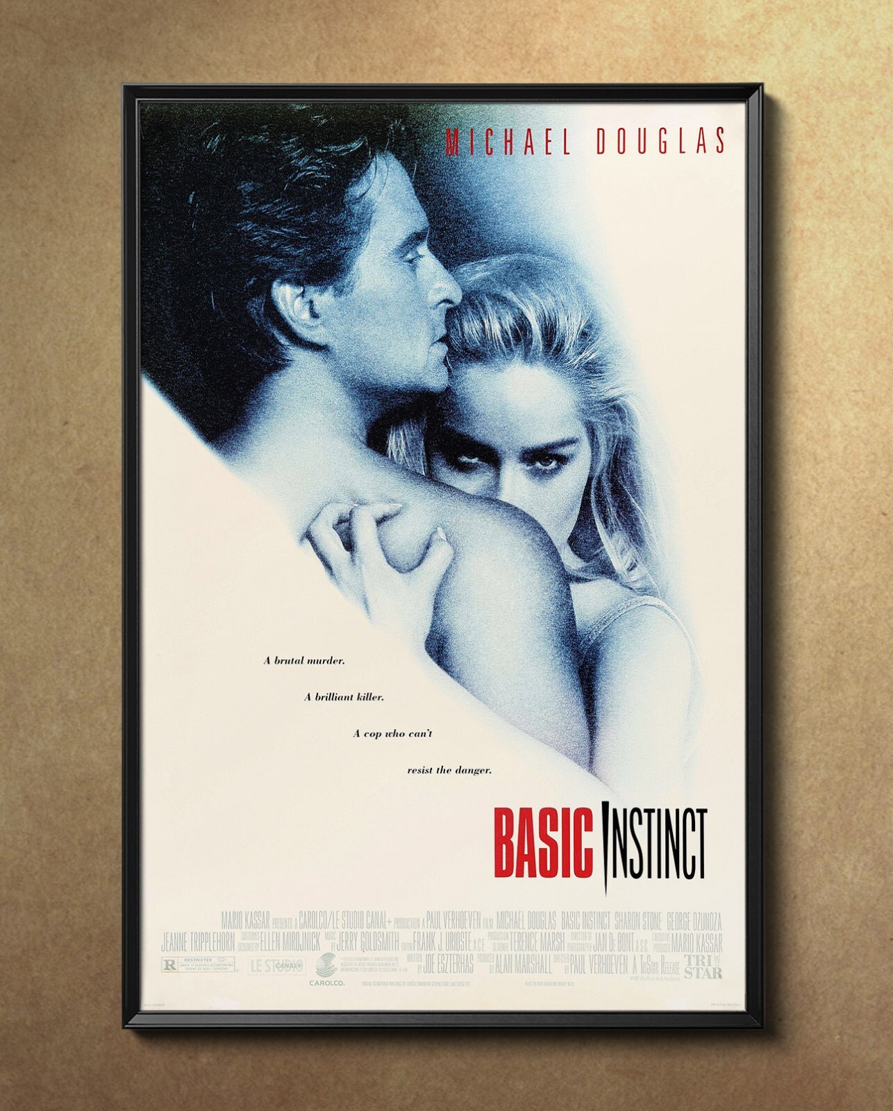 Basic Instinct 1992 Movie Poster 24″x36″ Glossy Unframed 9216