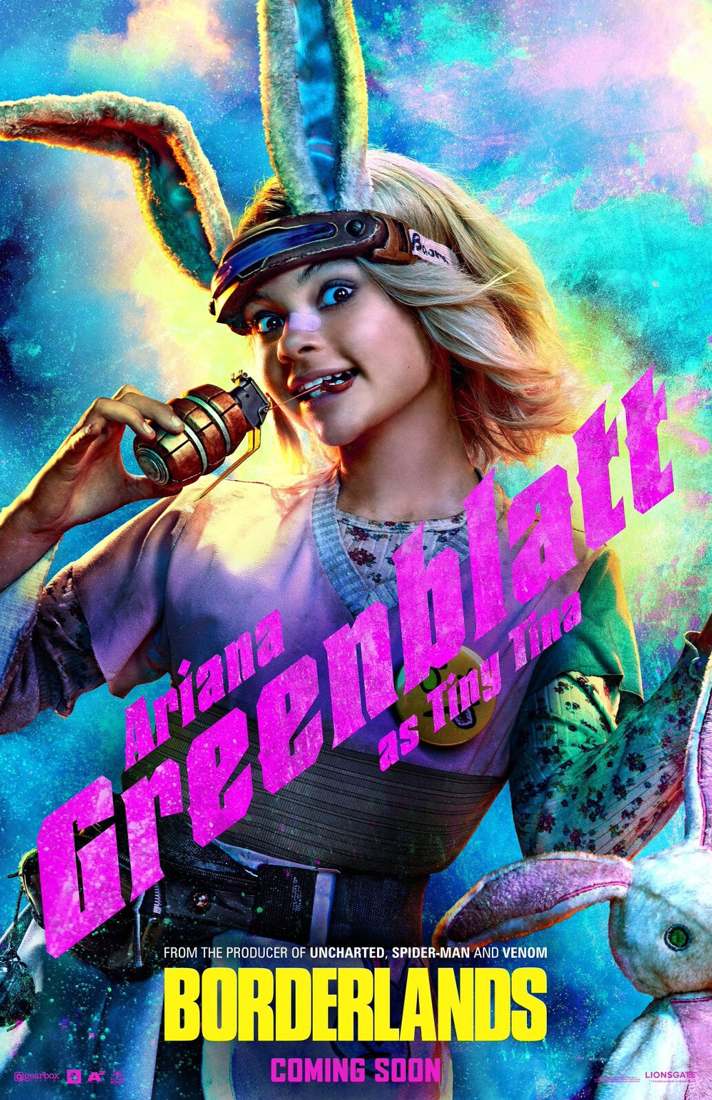 AA0713 Borderlands Film By Eli Roth 2024 Tiny Tina Movie Poster 11×17