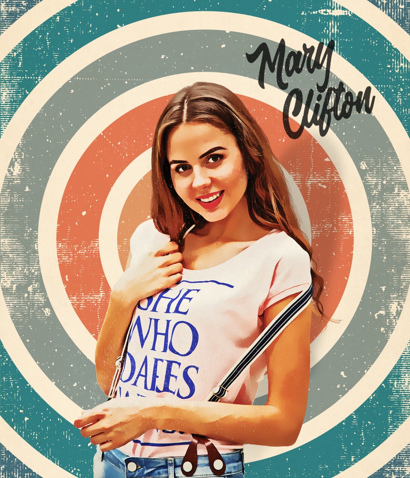 Customised Retro style portrait | Vintage style portrait print | Old style print