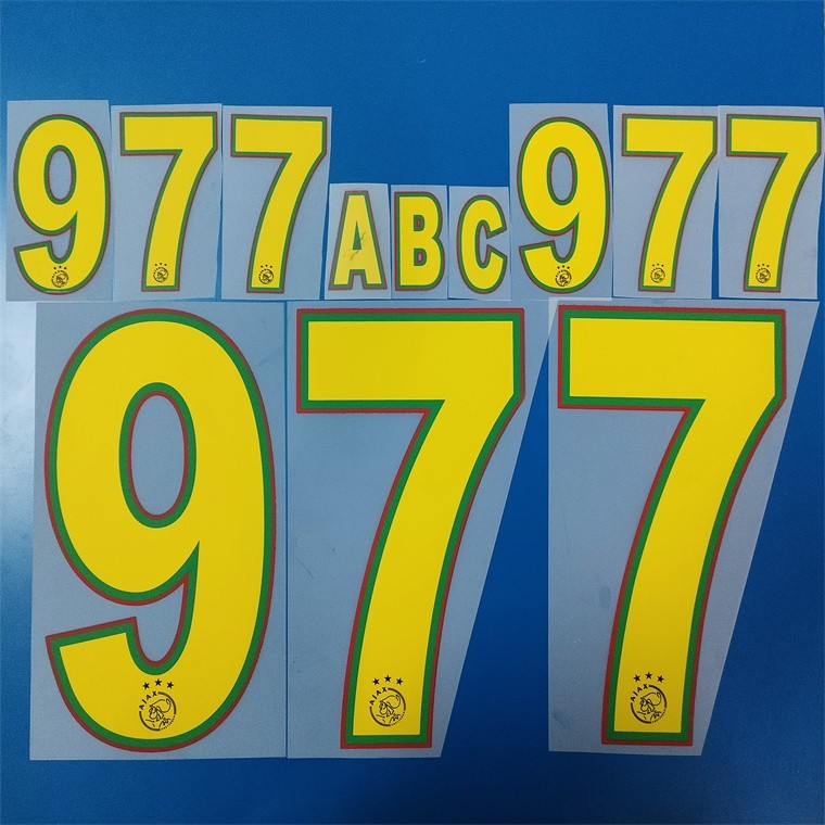 2021-22 Ajax Name Number Personalise Customise Player Size Nameset Print