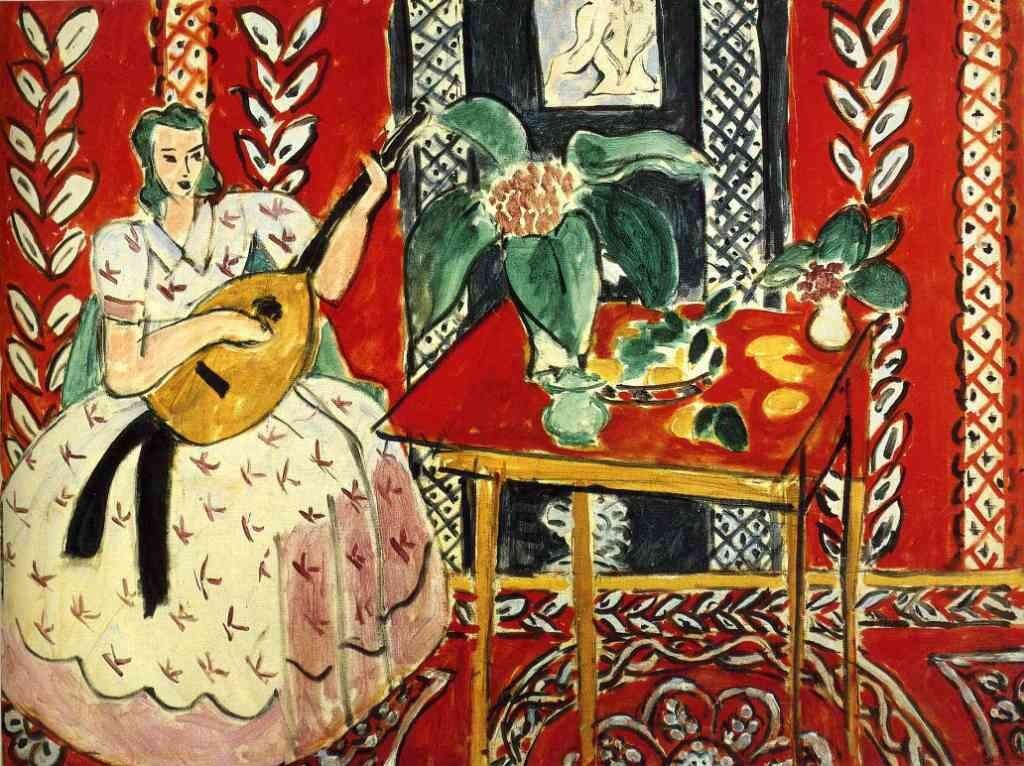 The Lute : Henri Matisse : 1917 : Archival Quality Art Print