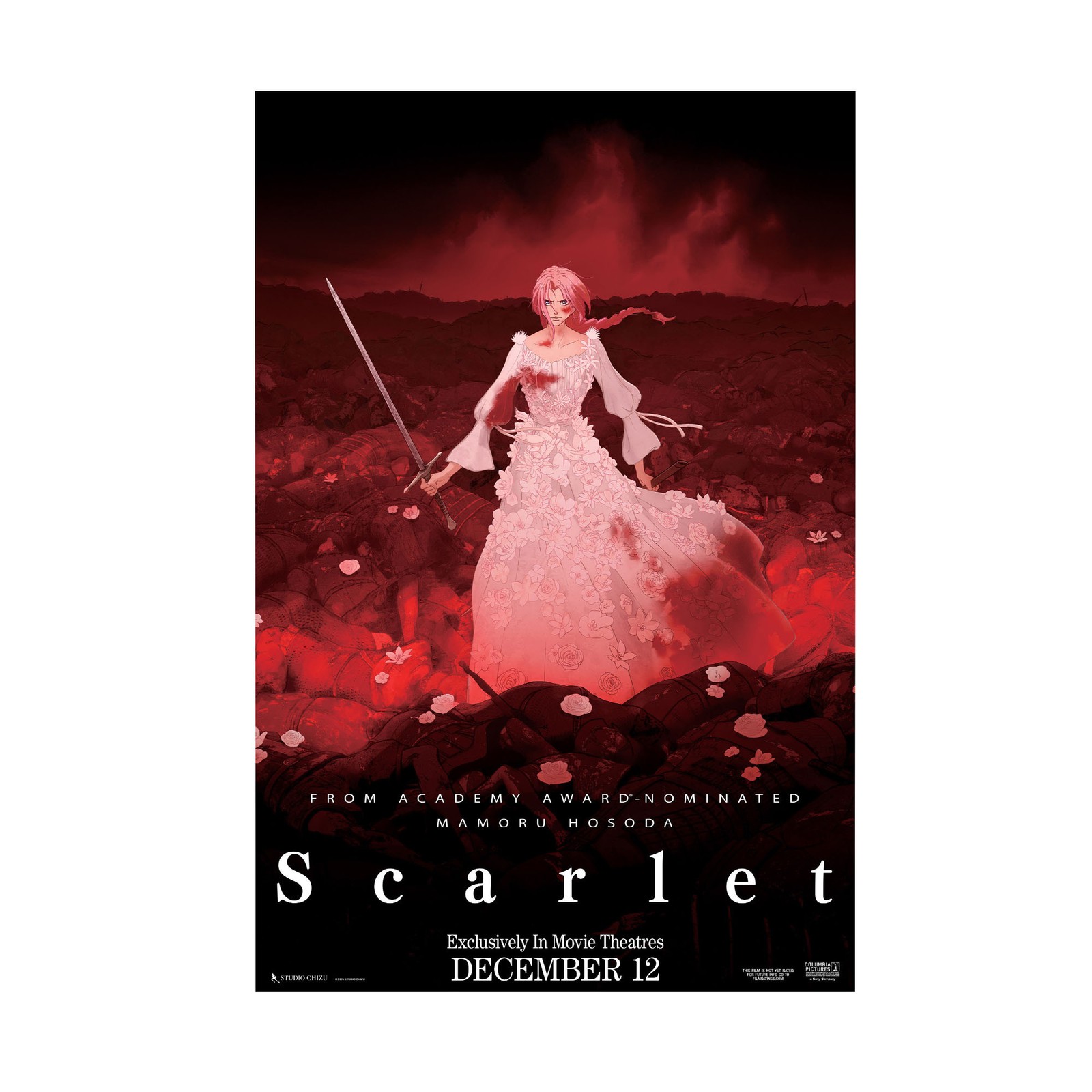 Scarlet Action Adventure Anime Mamoru Hosoda Director Film Wall – POSTER 20″x30″