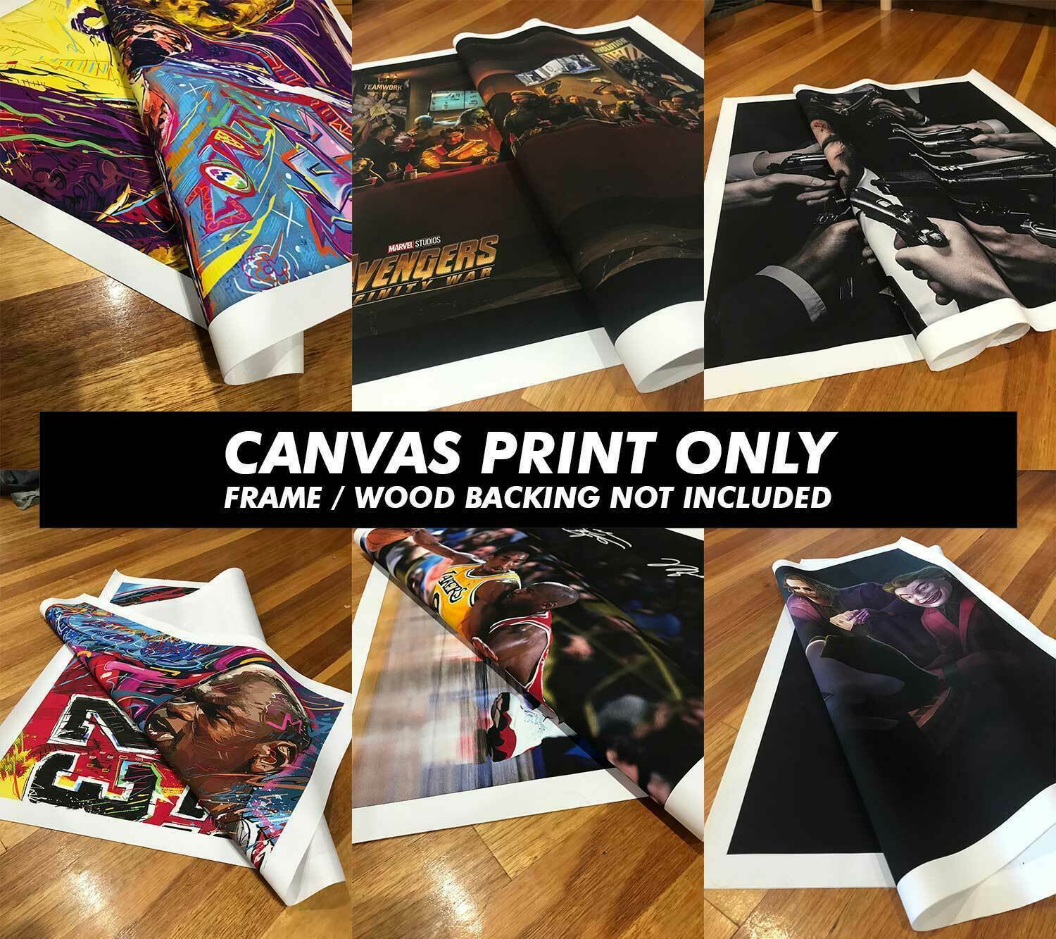 Captain Marvel Poster Canvas Avengers Marvel Comic Book Art Print #580