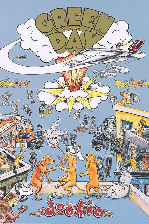 Green Day Dookie 24×36″ Poster | LICENSED | NEW | 1994