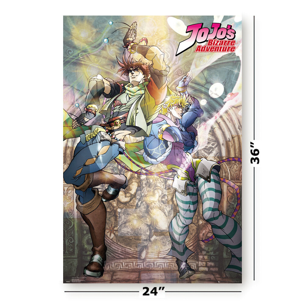 Jojo’s Bizarre Adventure – Manga / Anime TV Show Poster (Joseph & Ceasar)