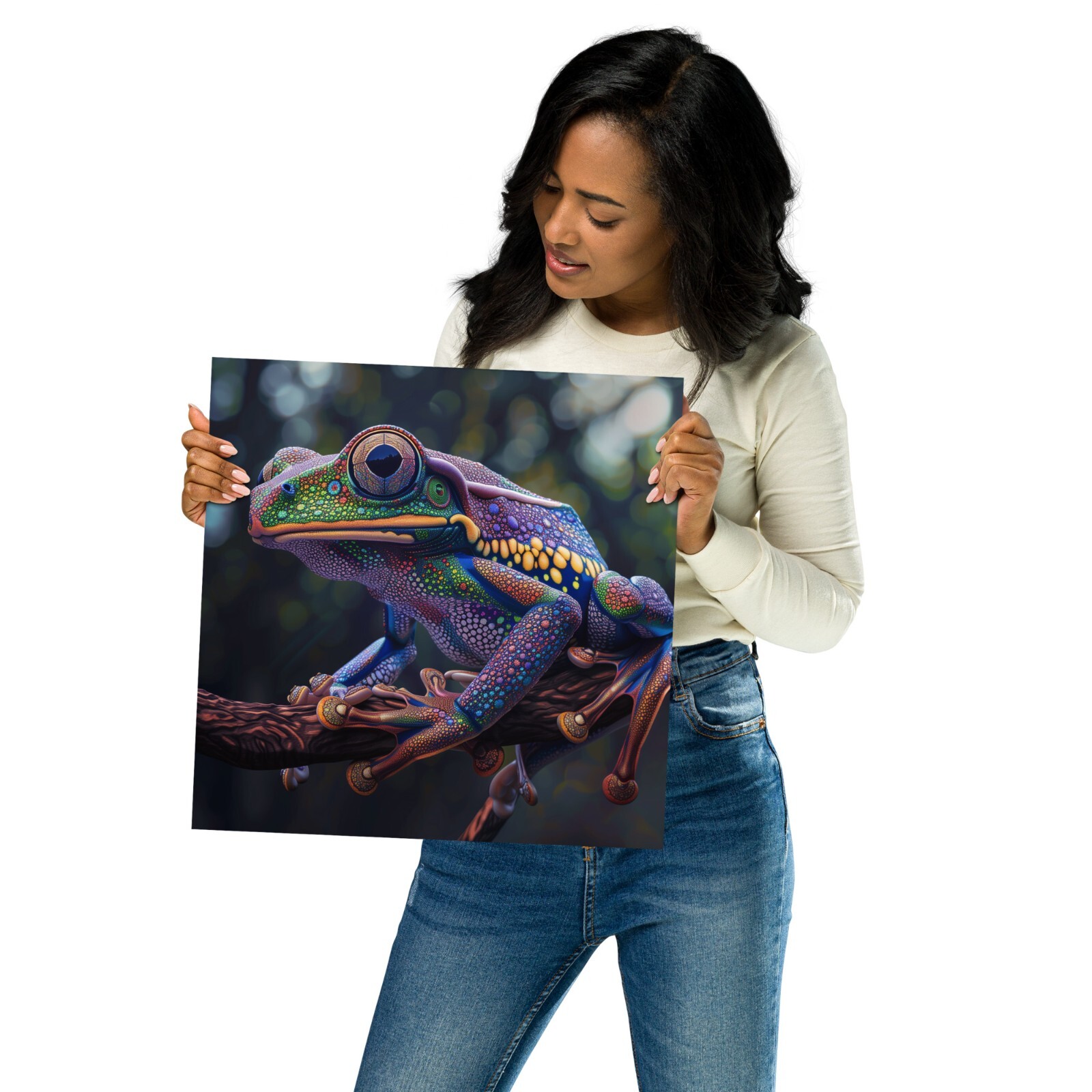 World of Wilds – Wall Frog 2 – artistic poster