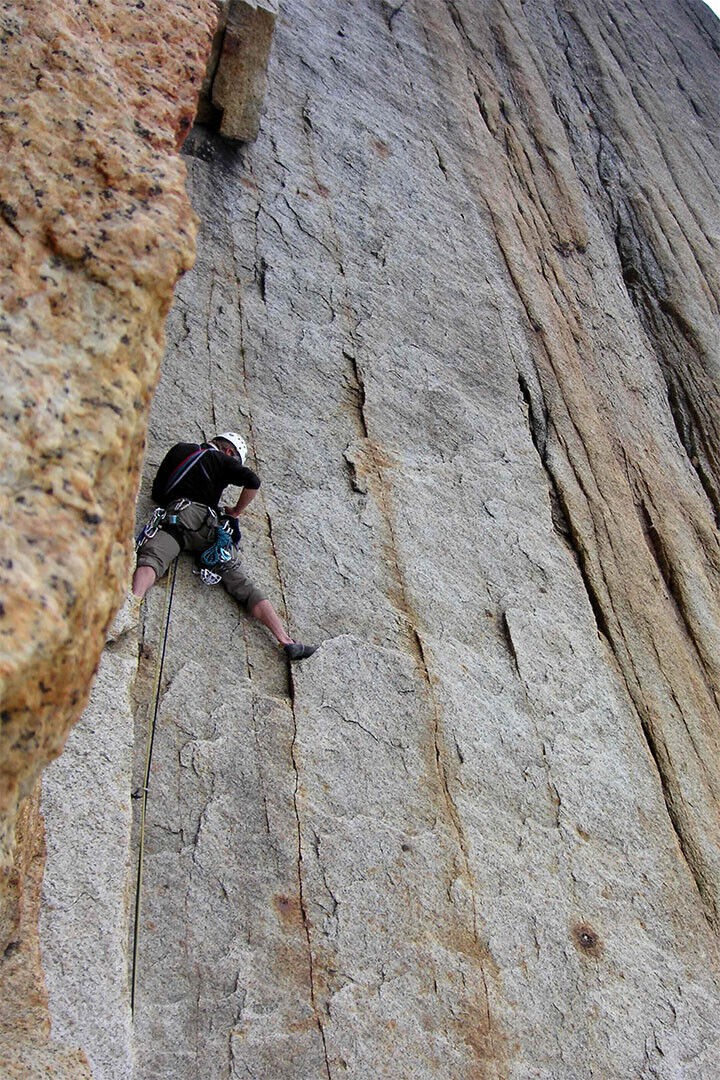 614887 Climbing Rock Face In Custer State Park Landscape Wall Print Poster