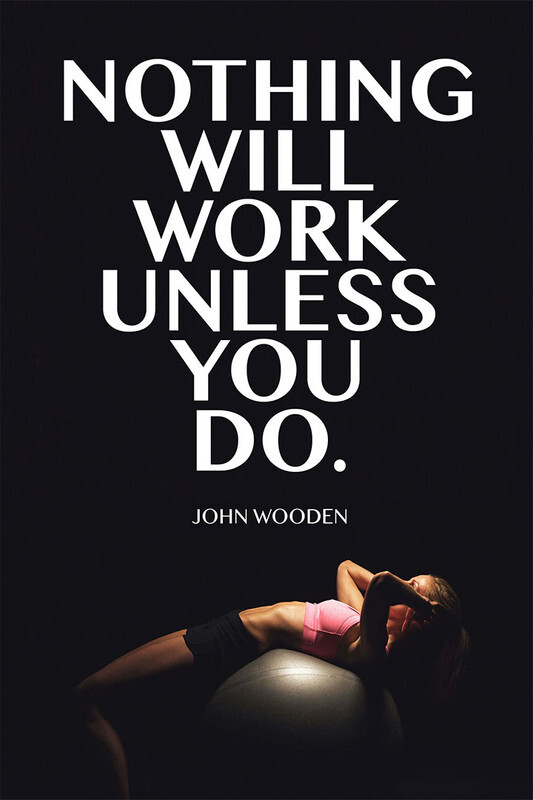 Bodybuilding Quotes Motivational Fitness Wall Art Home Decor – POSTER 20″x30″