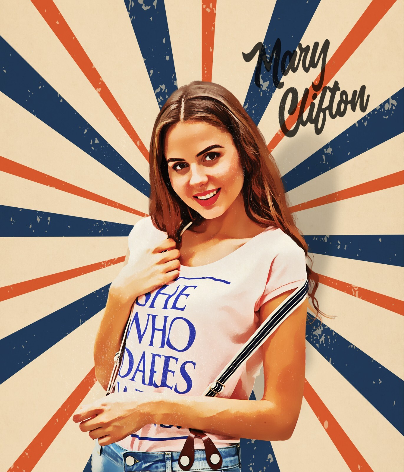 Customised Retro style portrait | Vintage style portrait print | Old style print