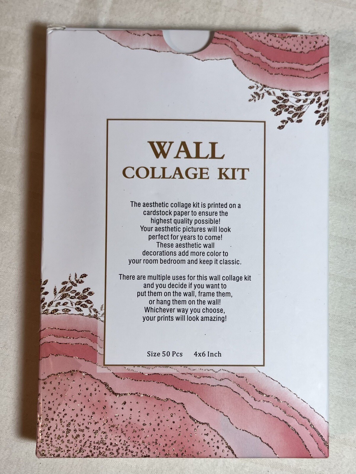 Wall Collage Kit 50 Pieces 4 X 6 Inches Colorful Cheerful Card Stock