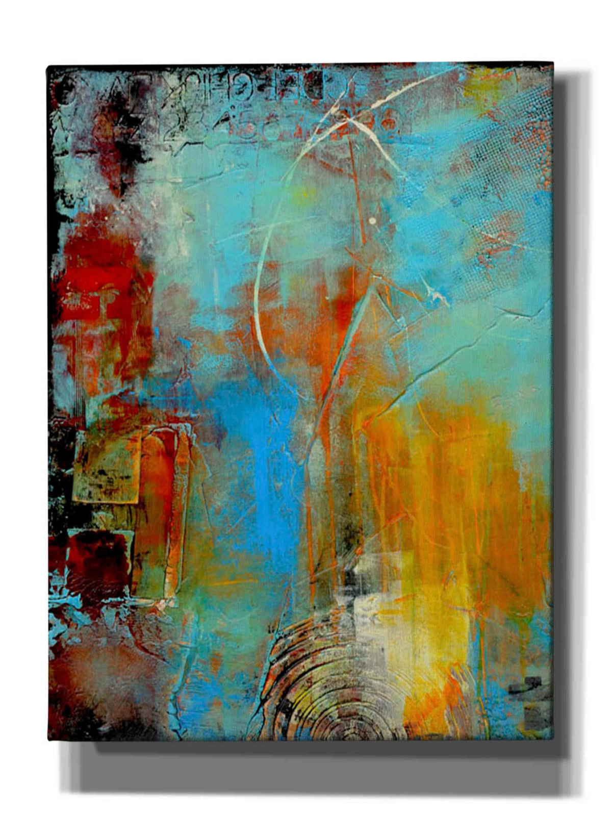 Epic Graffiti ‘Detour 84 I’ by Erin Ashley Giclee Canvas Wall Art