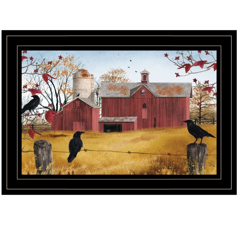 «Autumn Gold» Printed Wall Art, Framed Poster, 15″ Any Room Wall Decoration