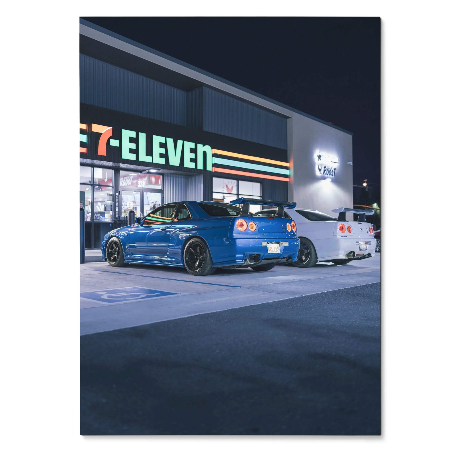 Nissan GTR R34 Skyline High Resolution Automotive Art Print #015 – Performance I