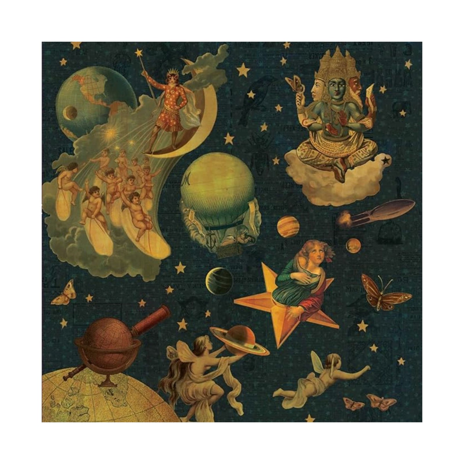 90s alternative rock & metal Mellon collie style Matte Vertical Posters