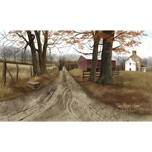 Billy Jacobs Canvas Print THE ROAD HOME — 12″ x 20″ Rustic Farm Life