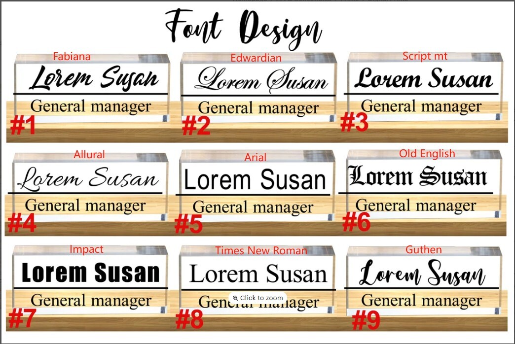 Custom Acrylic Trophy – Engraved Award Plaque for Employee or Company Anniversar
