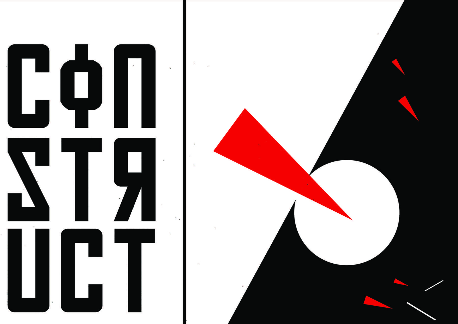 6721.Constructivism art modern POSTER.Home room Decoration.Wall art design