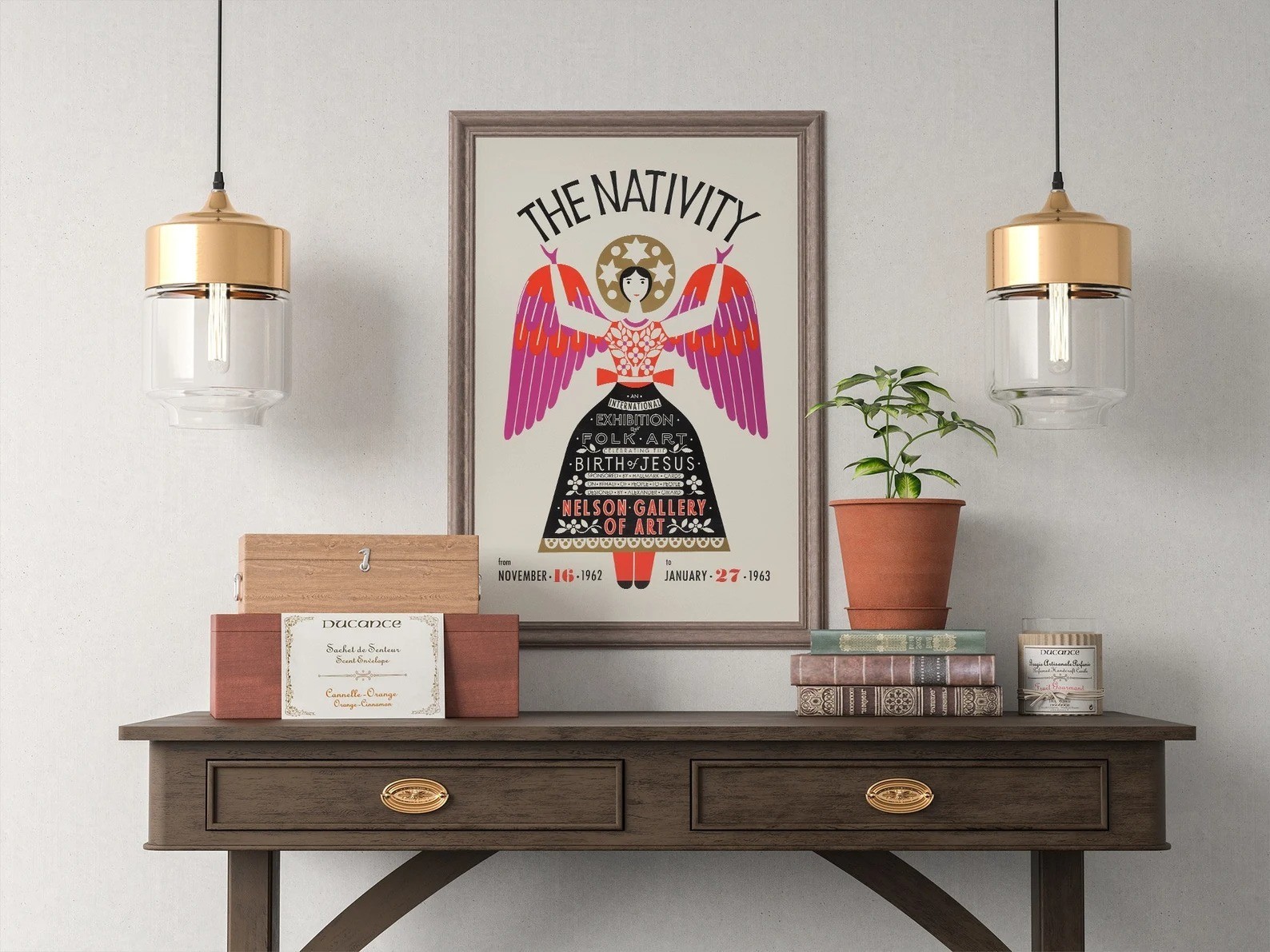 Alexander Girard Nativity Vintage Exhibition Poster Print 24×36 Unframed