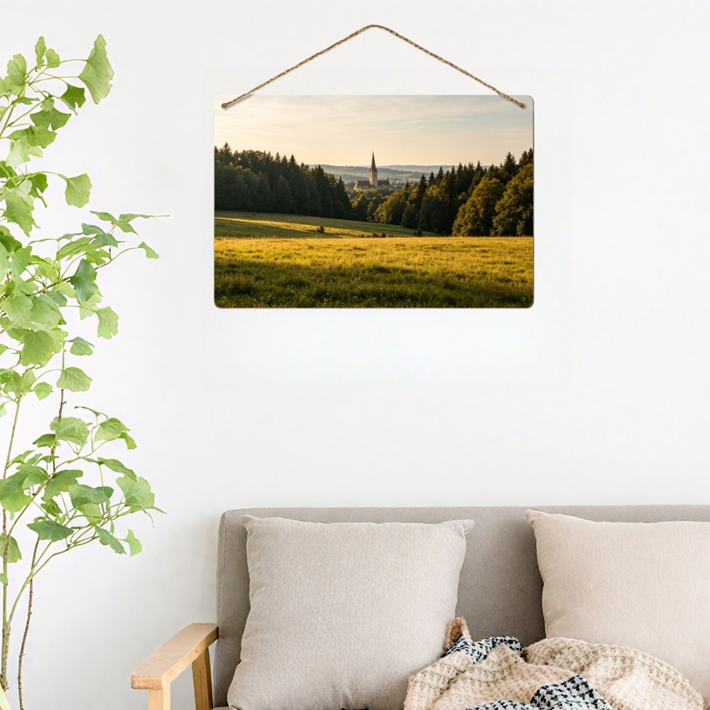 Custom 8×12 Wood Art Print – Personalized Photo Gift for Family & Best Friend