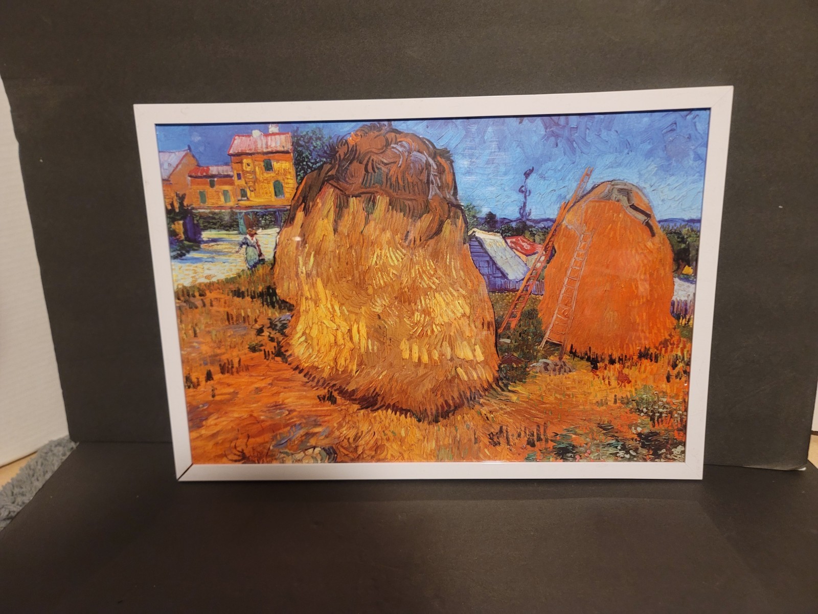 Vincent Van Gogh Haystacks Wall Art Print Framed Canvas Picture Poster Replica