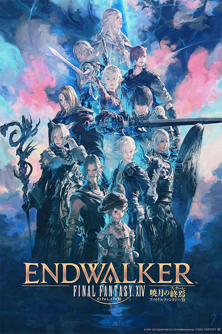 Final Fantasy XIV: Endwalker Video Games Role Playing Wall Art – POSTER 20″x30″