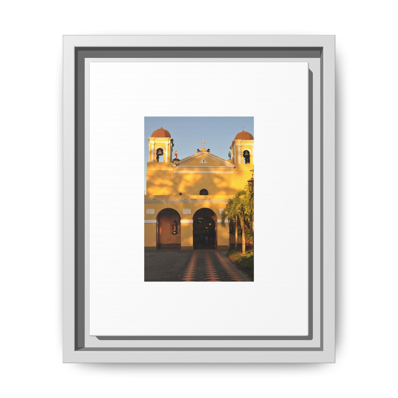 Matte Canvas, Framed (Multi-color) Taal Caysasay Batangas