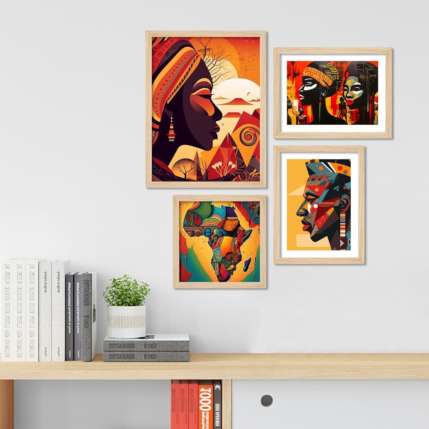 Painting Art with Arylic Glass Wooden Wall Frames Decorative item for Home Decor