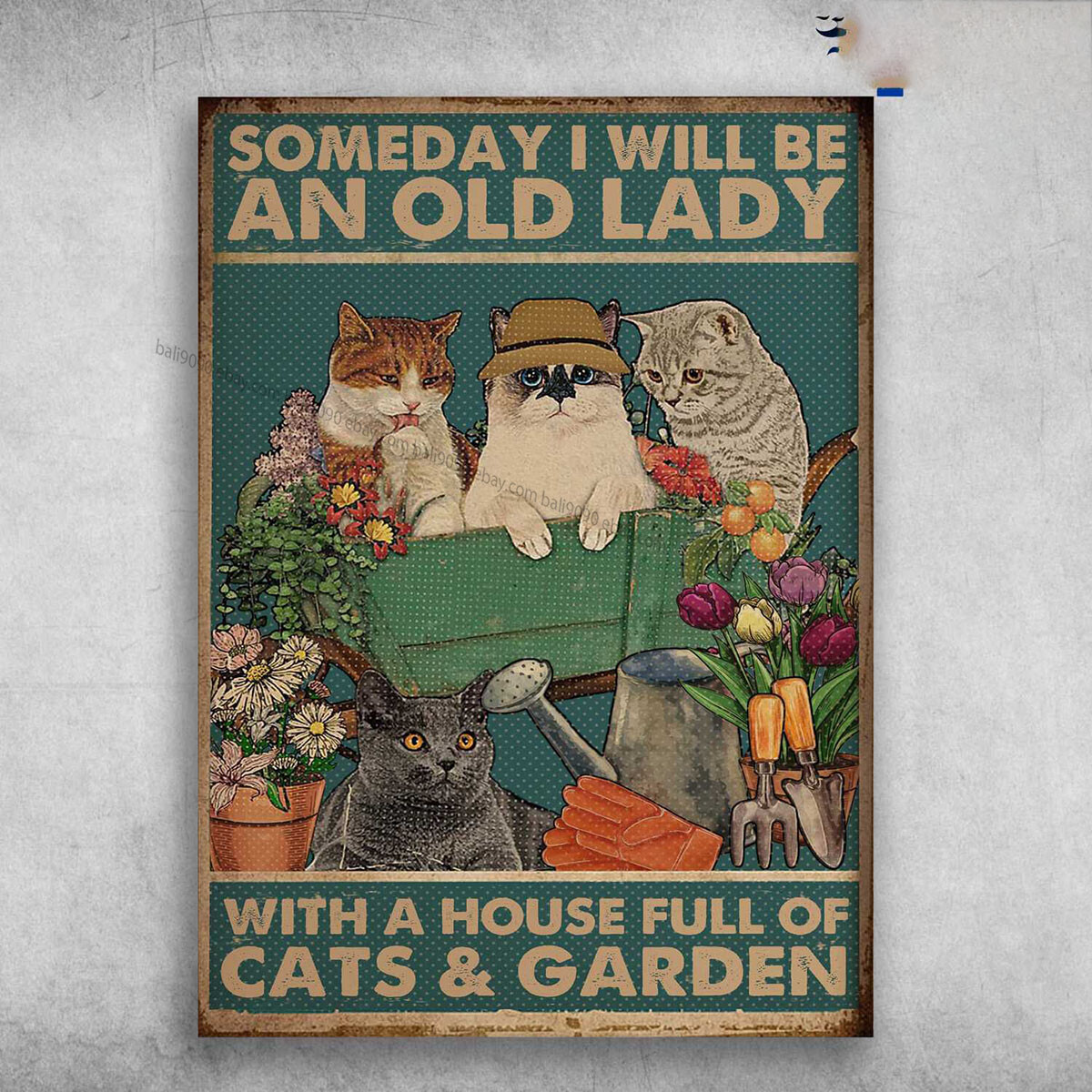 Gardening Cat – Someday I Will Be An Old Lady, With A House Full Of Cats And …