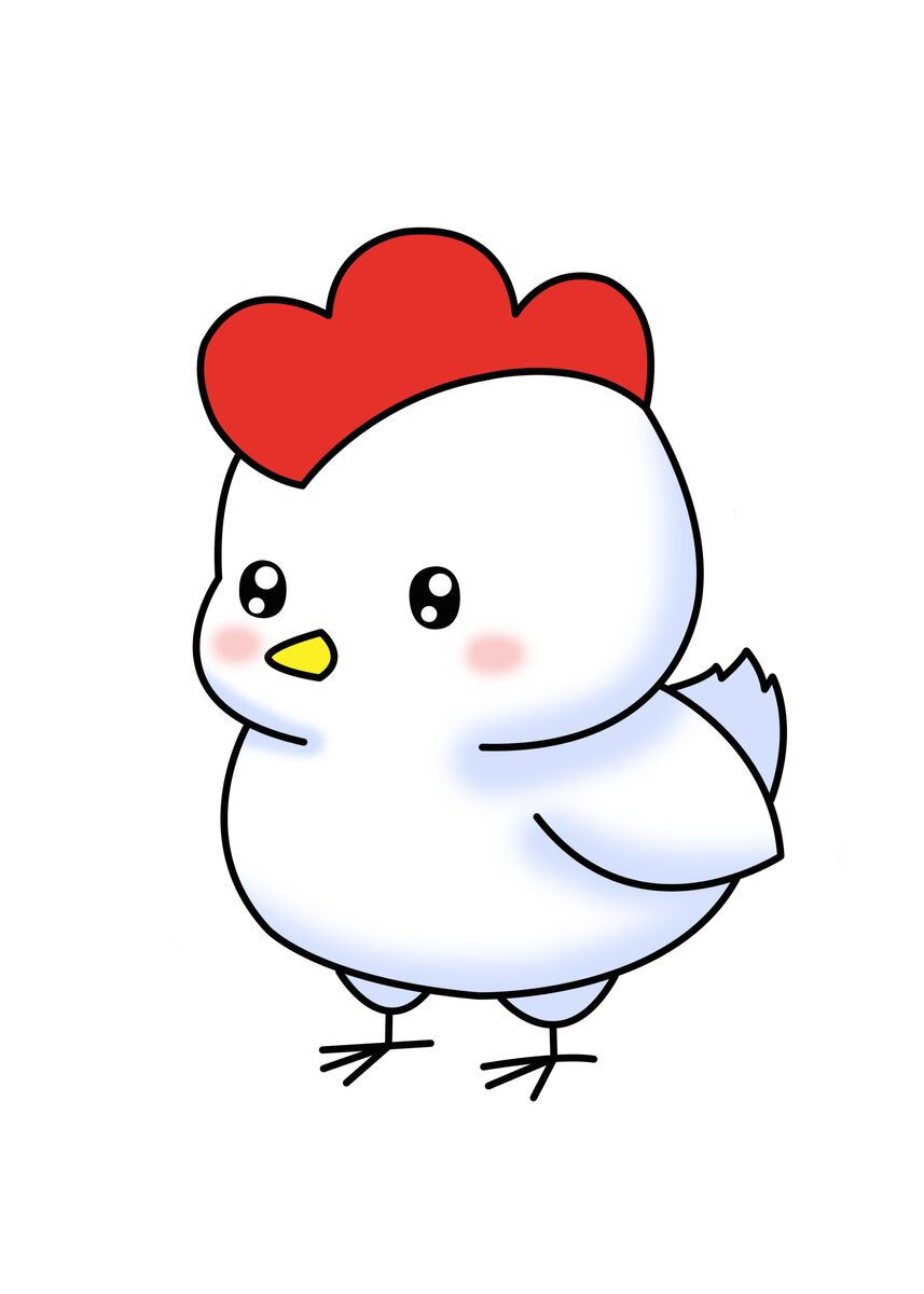 Chicken Cute Animal PREMIUM POSTER FILM PRINT HIGH QUALITY Thick paper