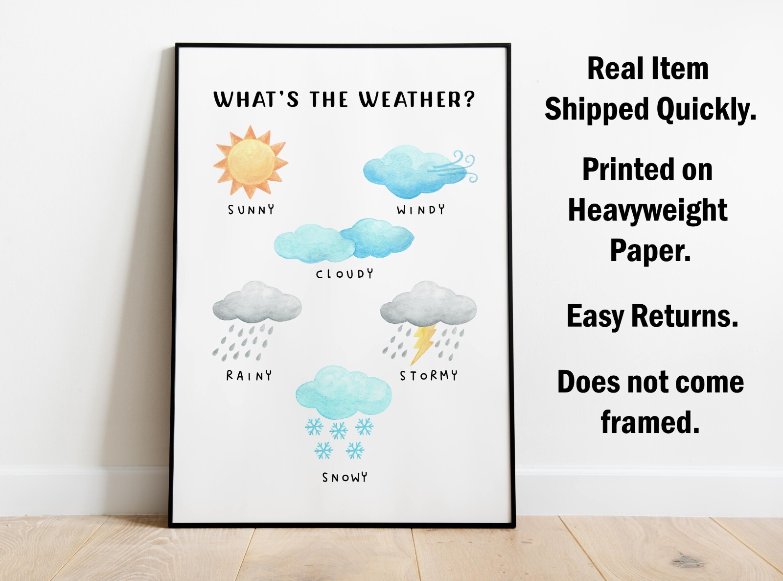 Every Feel Matters, Poster Print, Home Wall Art Décor, Classroom & Office Décor