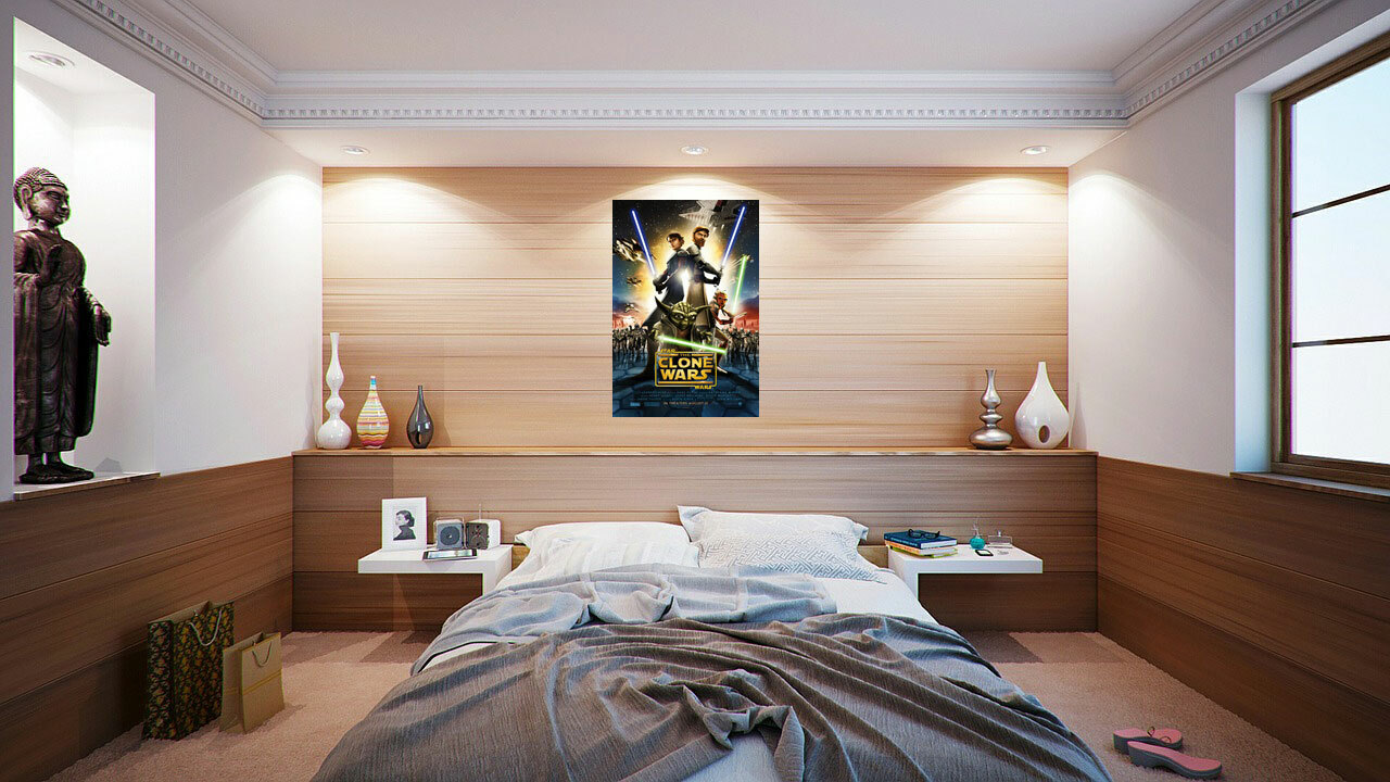 Star Wars: The Clone Wars – Movie Poster / Print (Regular) (Size: 27″ X 40″)