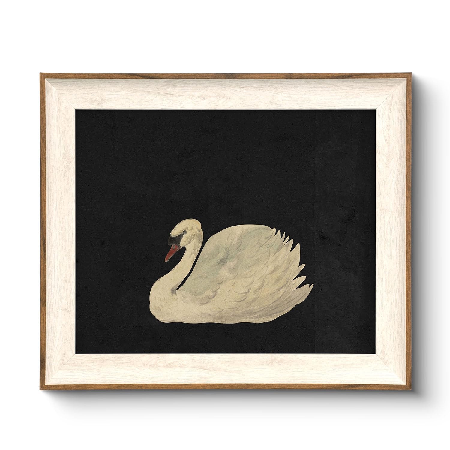 Framed Wall Art for Living Room, Swan Art Canvas Prints, Vintage Home Decor, …