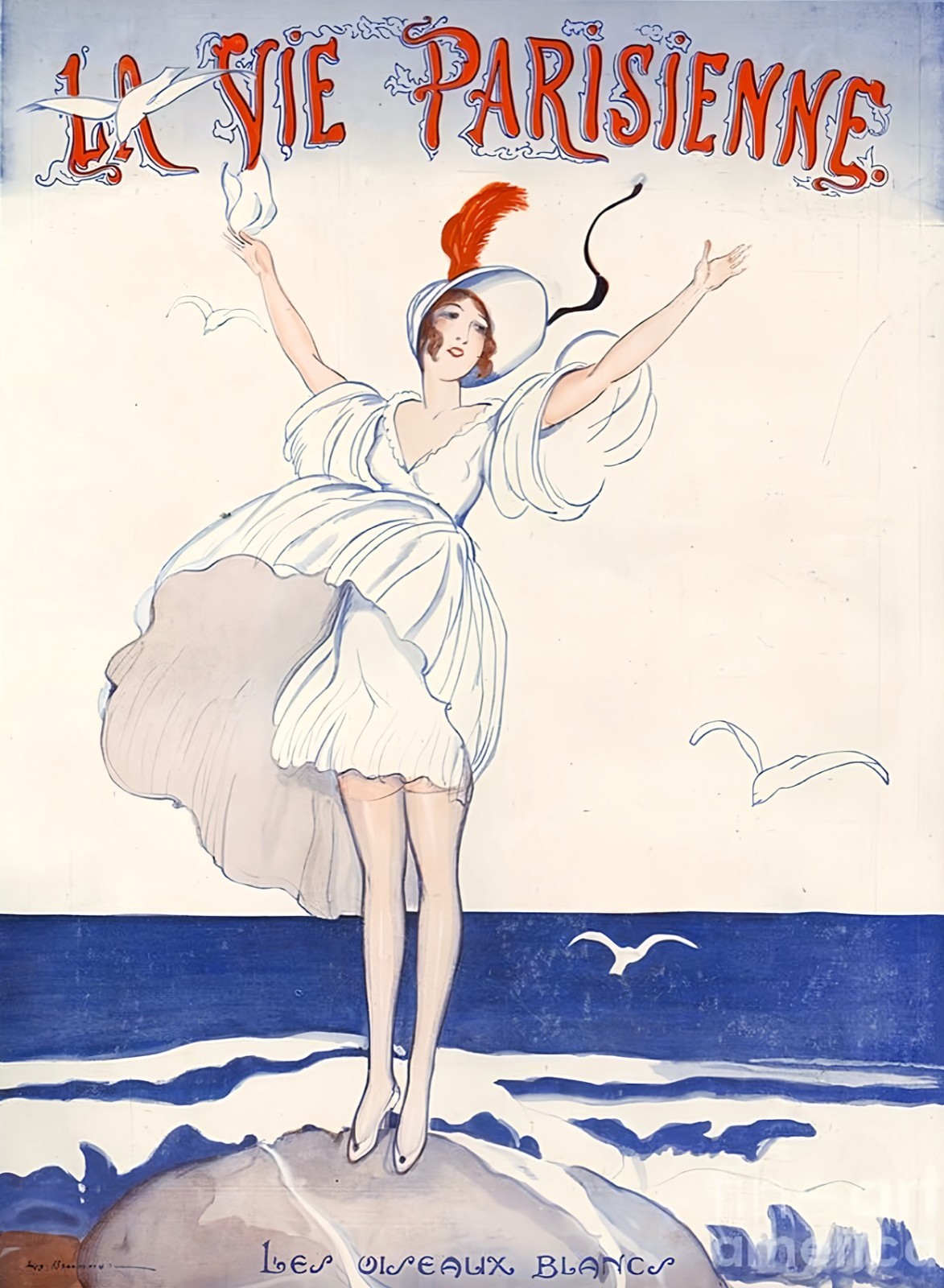 17213.Wall Decor Poster.Interior Art.La Vie Parisienne Nouveau Fashion Magazine