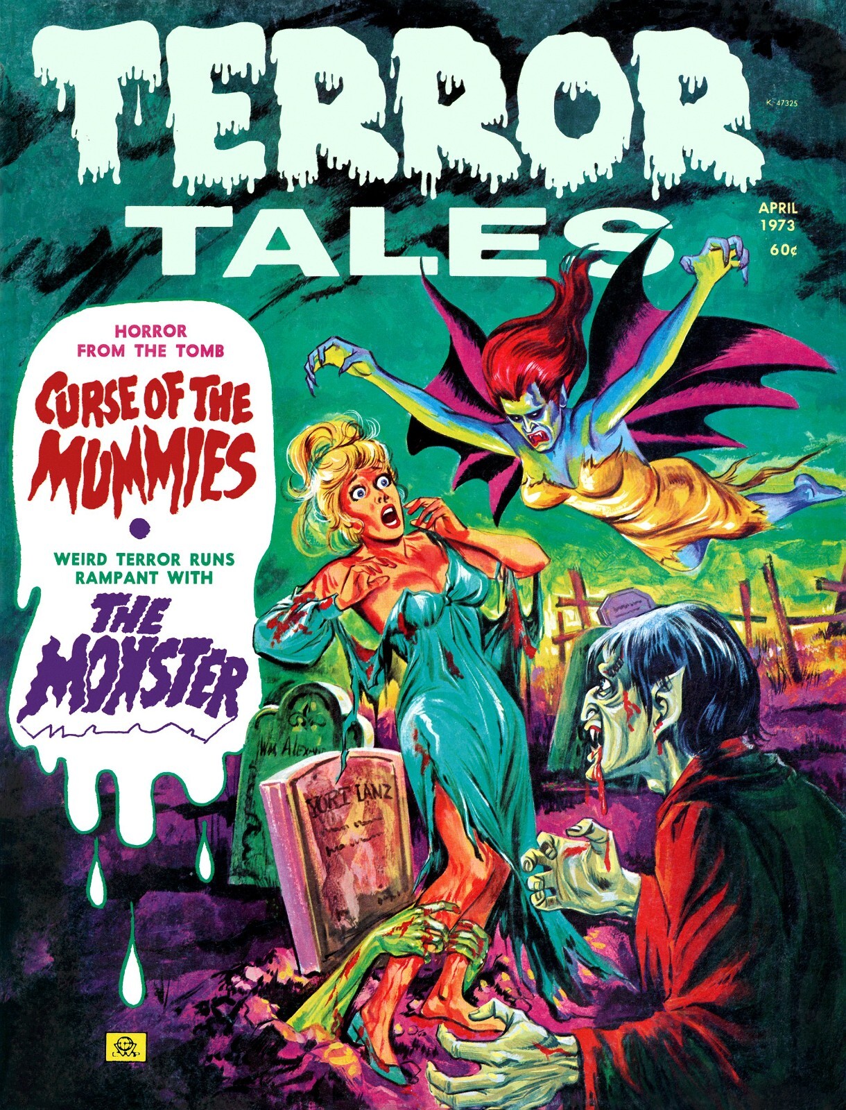 TERROR TALES MAGAZINE COVER 11″x14″ POSTER PRINT #4