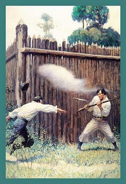 The Mysterious Island N.C. Wyeth Poster Print