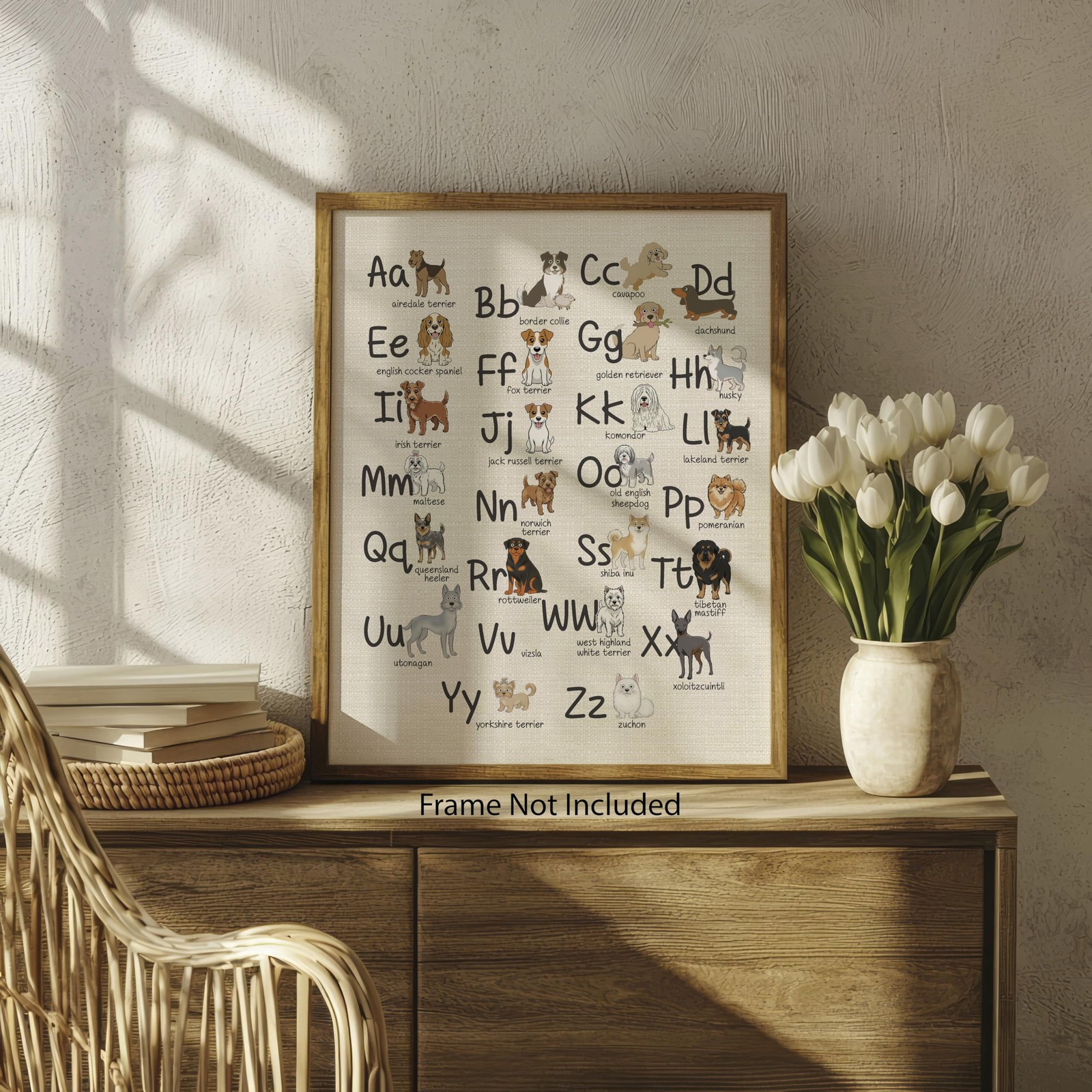 Alphabet Early Learning 8×10 Kids Print Poster Choose Design