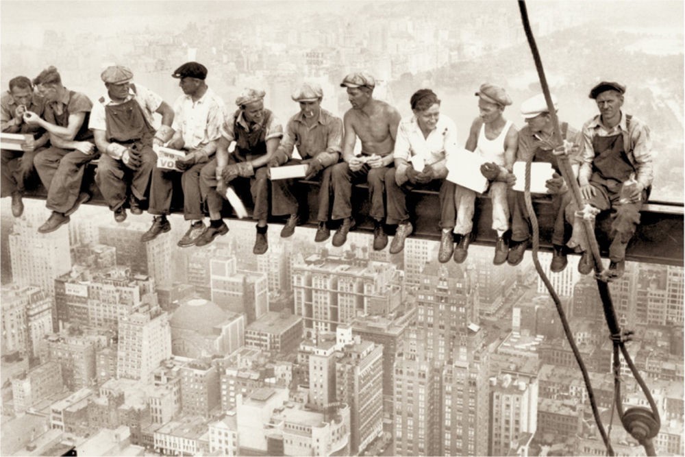 Poster Studio B – Lunch on Skyscraper/Eating Above Manhattan 24×36″ Classic NEW