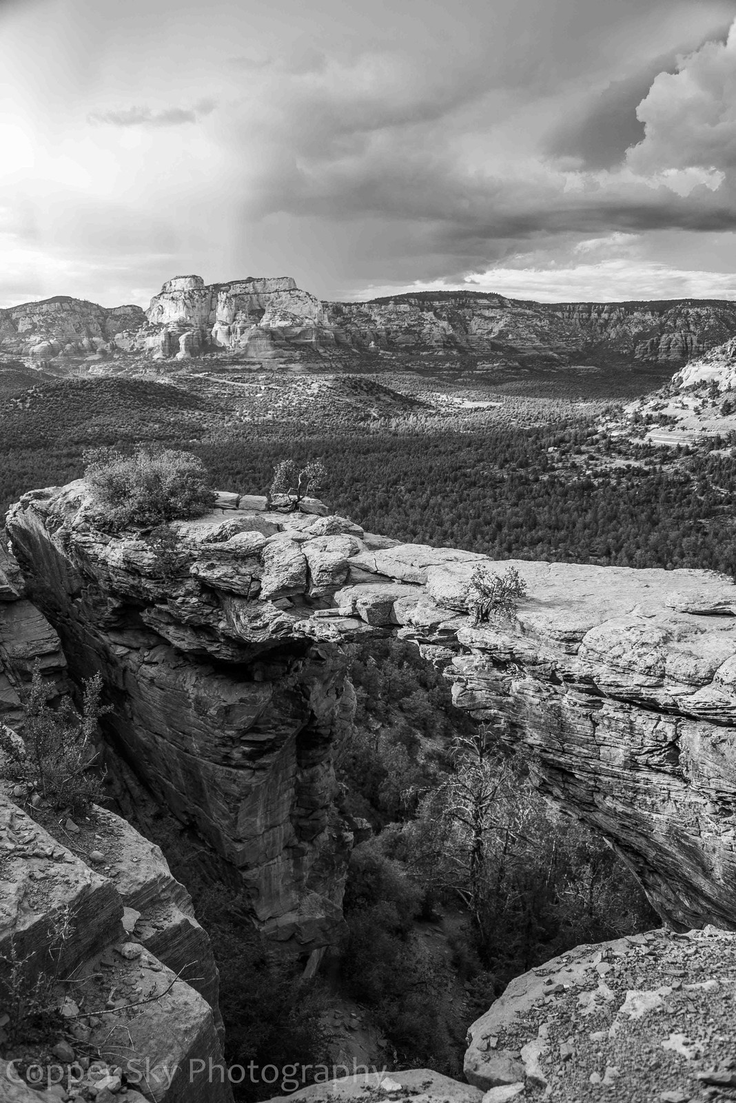 Devils Bridge Print Sedona Storm Landscape Art Canvas Metal Photo
