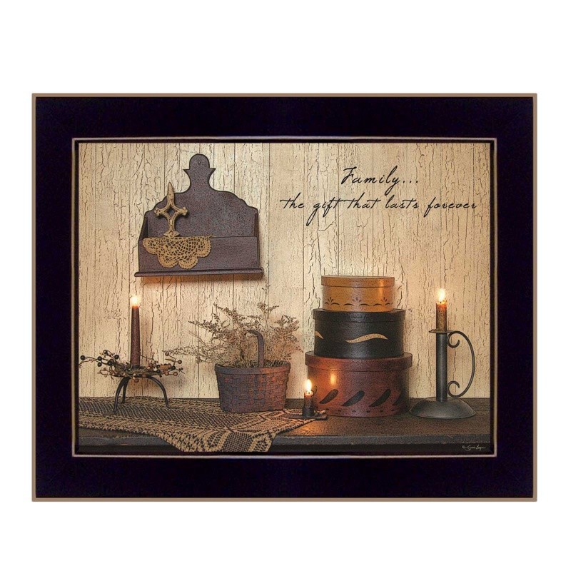 «Forever Family» Printed Wall Art, Home Decor Ready To Hang Framed Poster 14X18″