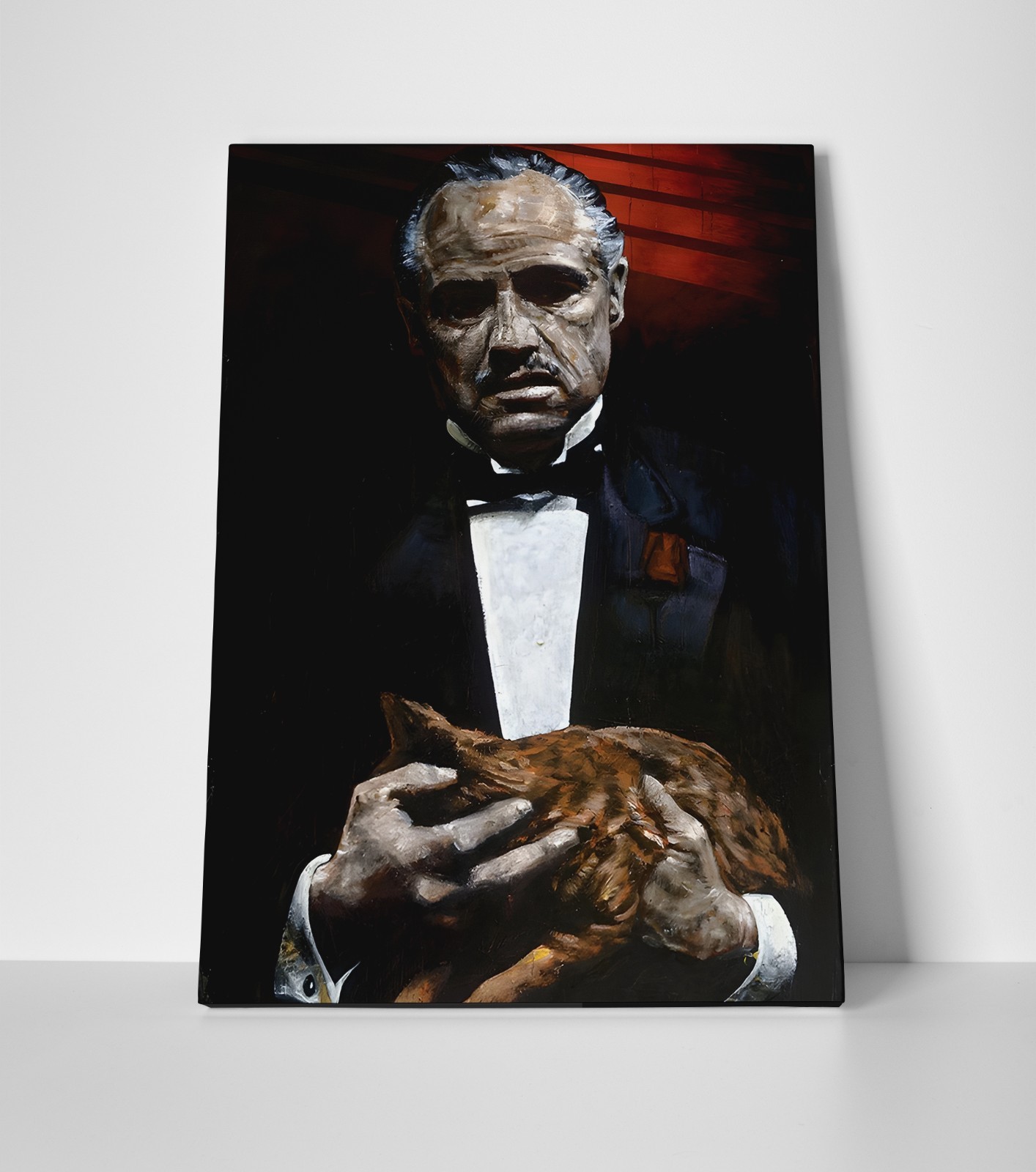 Marlon Brando Painting Poster or Canvas – The Godfather Movie Wall Art