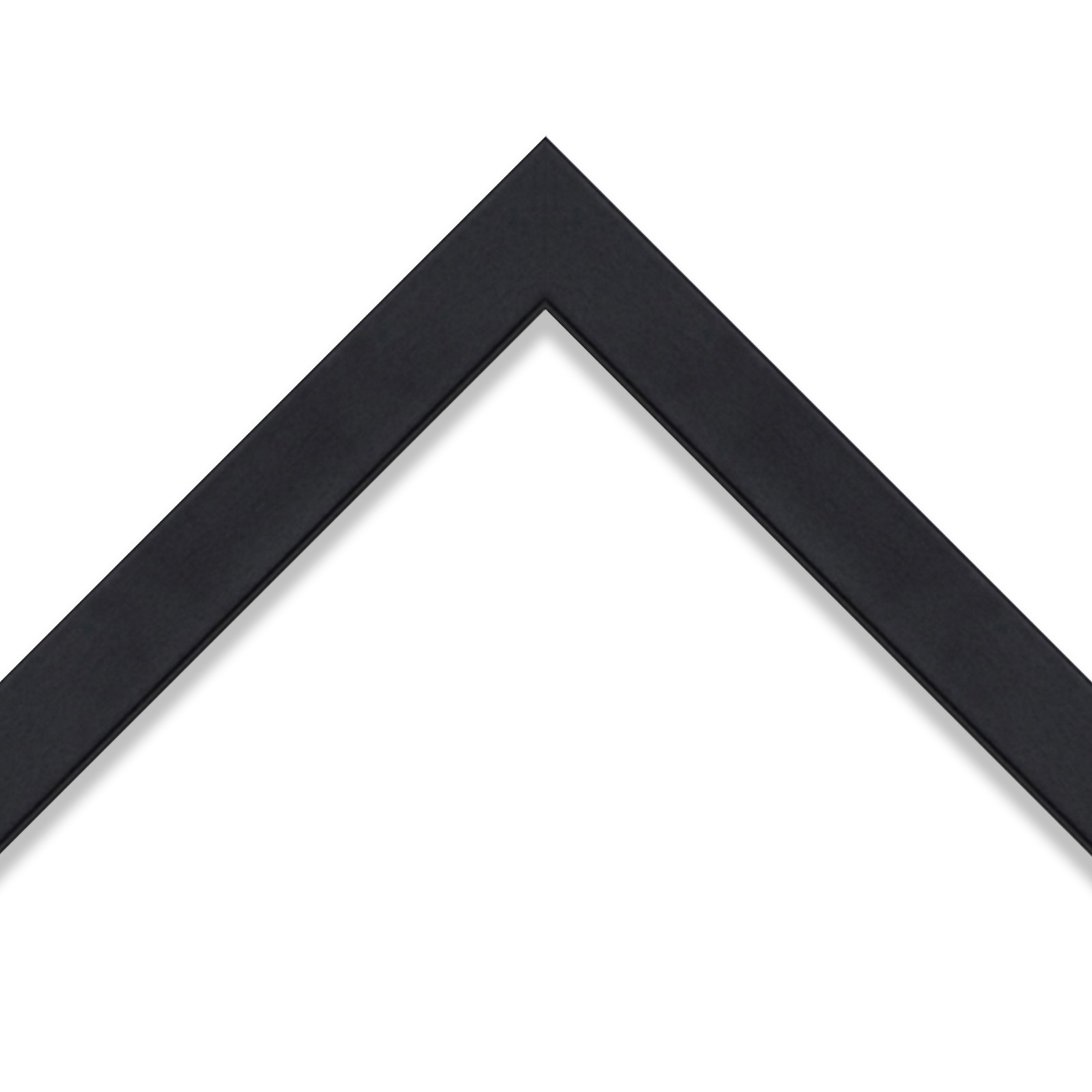 11×17 Black Wood 3/4″ Frame, Glass, Backing by Wallspace