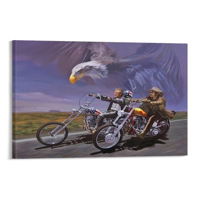 David Mann Billy Easy Rider Motorcycle Art Print 24×36 Unframed Wall Poster