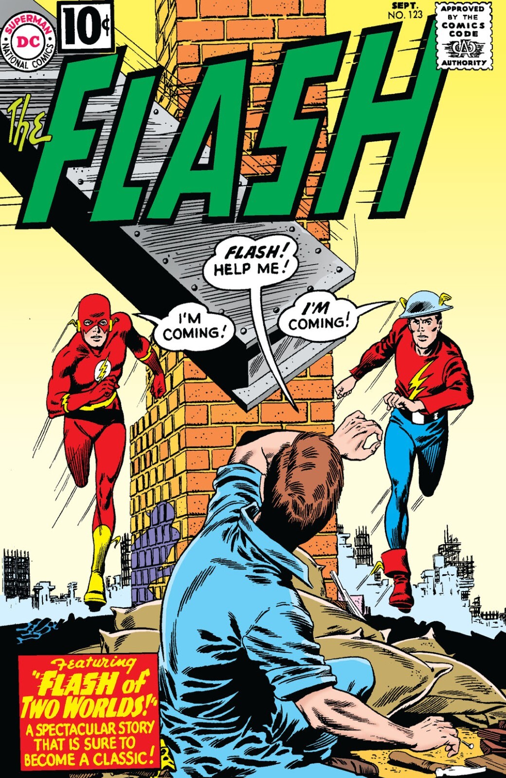 THE FLASH #123 COMIC BOOK COVER 11″x17″ POSTER PRINT