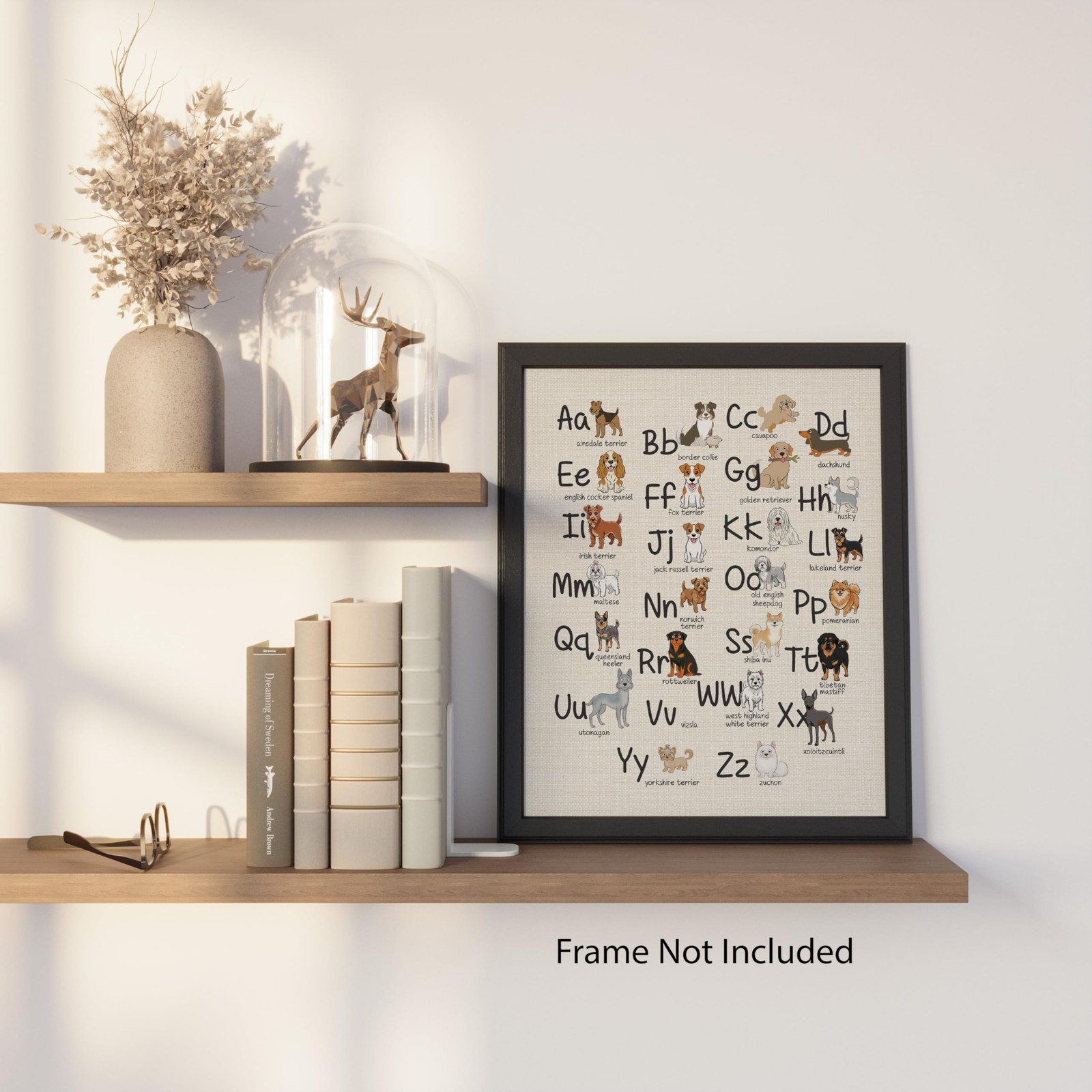 Alphabet Early Learning 8×10 Kids Print Poster Choose Design